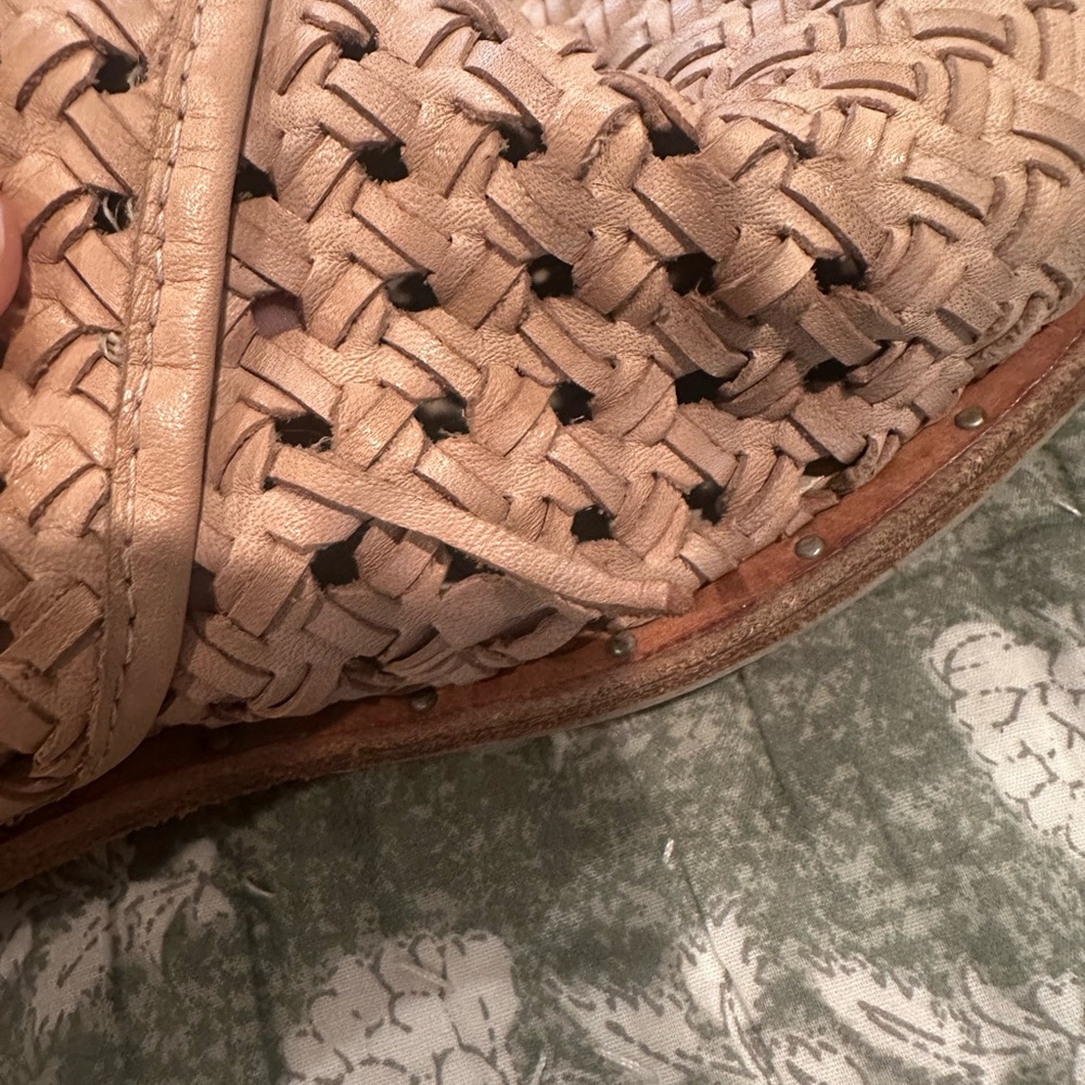 Freda Salvador Tan Woven Mules - Picture 9 of 12